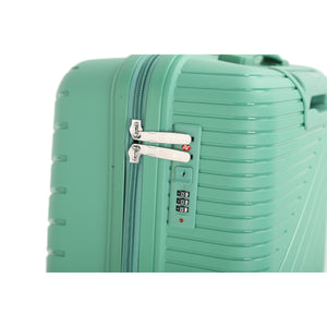 4-Piece Luggage Set | PP Material | Hard Shell Suitcases | 8 Spinner Wheels | Telescopic Handle | Anti-Theft Zippers