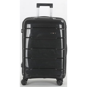 4-Piece Luggage Set, PP Material Hard Shell Suitcases, 8 Spinner Wheels, Telescopic Handle & Anti-Theft Zippers