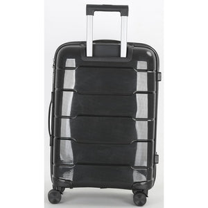 4-Piece Luggage Set, PP Material Hard Shell Suitcases, 8 Spinner Wheels, Telescopic Handle & Anti-Theft Zippers