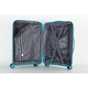 4-Piece Luggage Set, PP Material Hard Shell Suitcases, 8 Spinner Wheels, Telescopic Handle & Anti-Theft Zippers