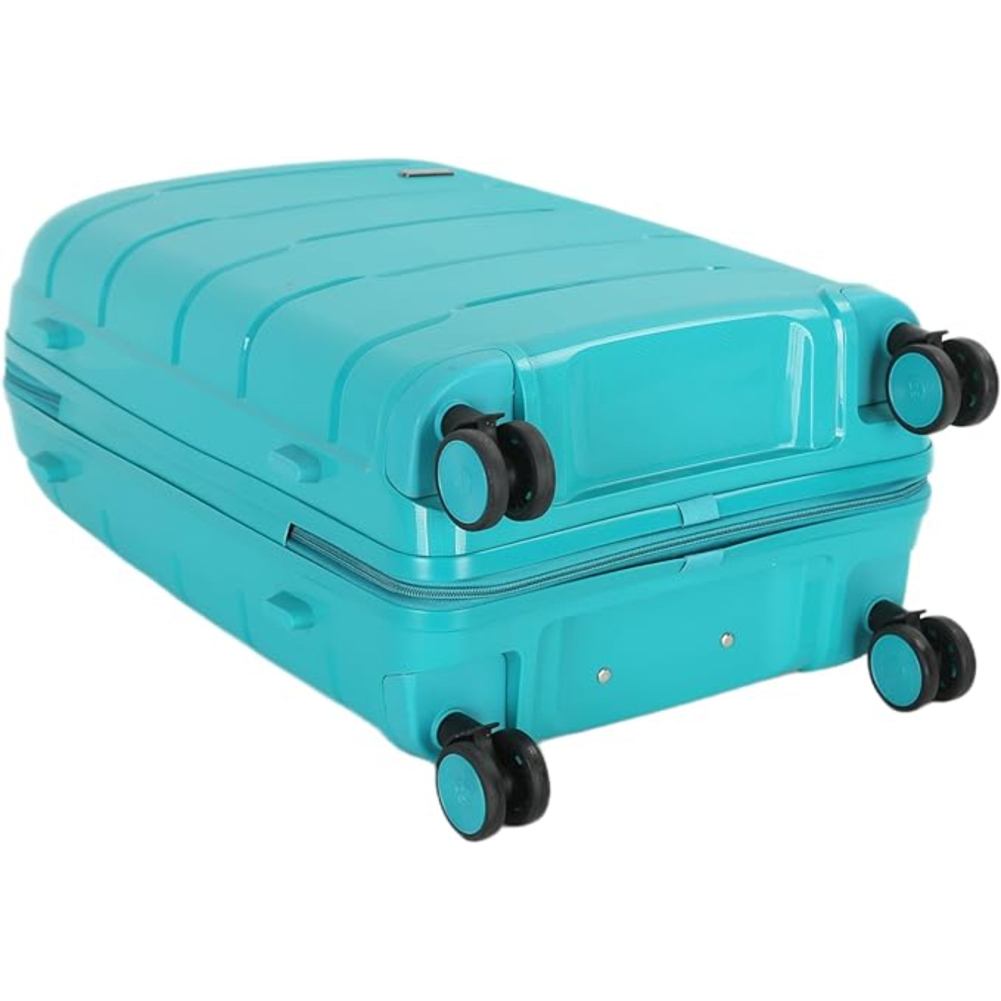 4-Piece Luggage Set, PP Material Hard Shell Suitcases, 8 Spinner Wheels, Telescopic Handle & Anti-Theft Zippers