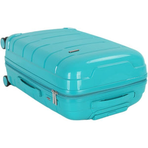 4-Piece Luggage Set, PP Material Hard Shell Suitcases, 8 Spinner Wheels, Telescopic Handle & Anti-Theft Zippers