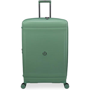 3-Piece Luggage Set, PP Material Hard Shell Suitcases, 8 Spinner Wheels, Telescopic Handle & Anti-Theft Zippers