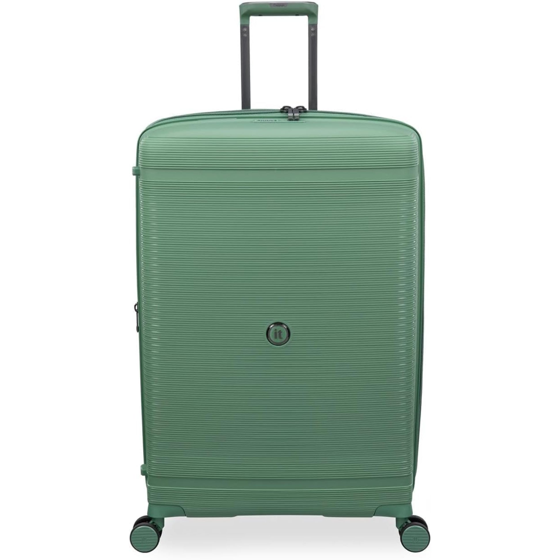 3-Piece Luggage Set, PP Material Hard Shell Suitcases, 8 Spinner Wheels, Telescopic Handle & Anti-Theft Zippers