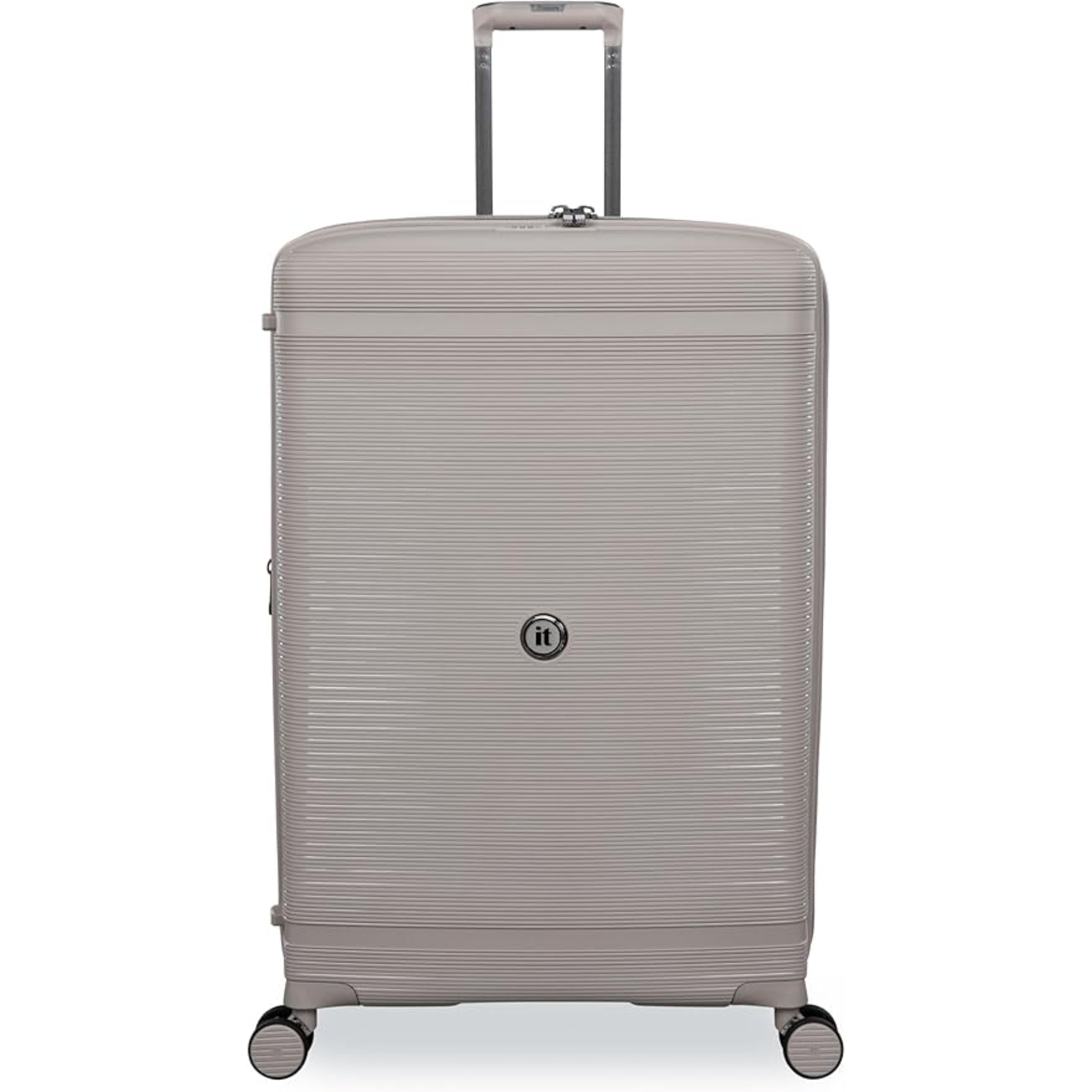 3-Piece Luggage Set, PP Material Hard Shell Suitcases, 8 Spinner Wheels, Telescopic Handle & Anti-Theft Zippers