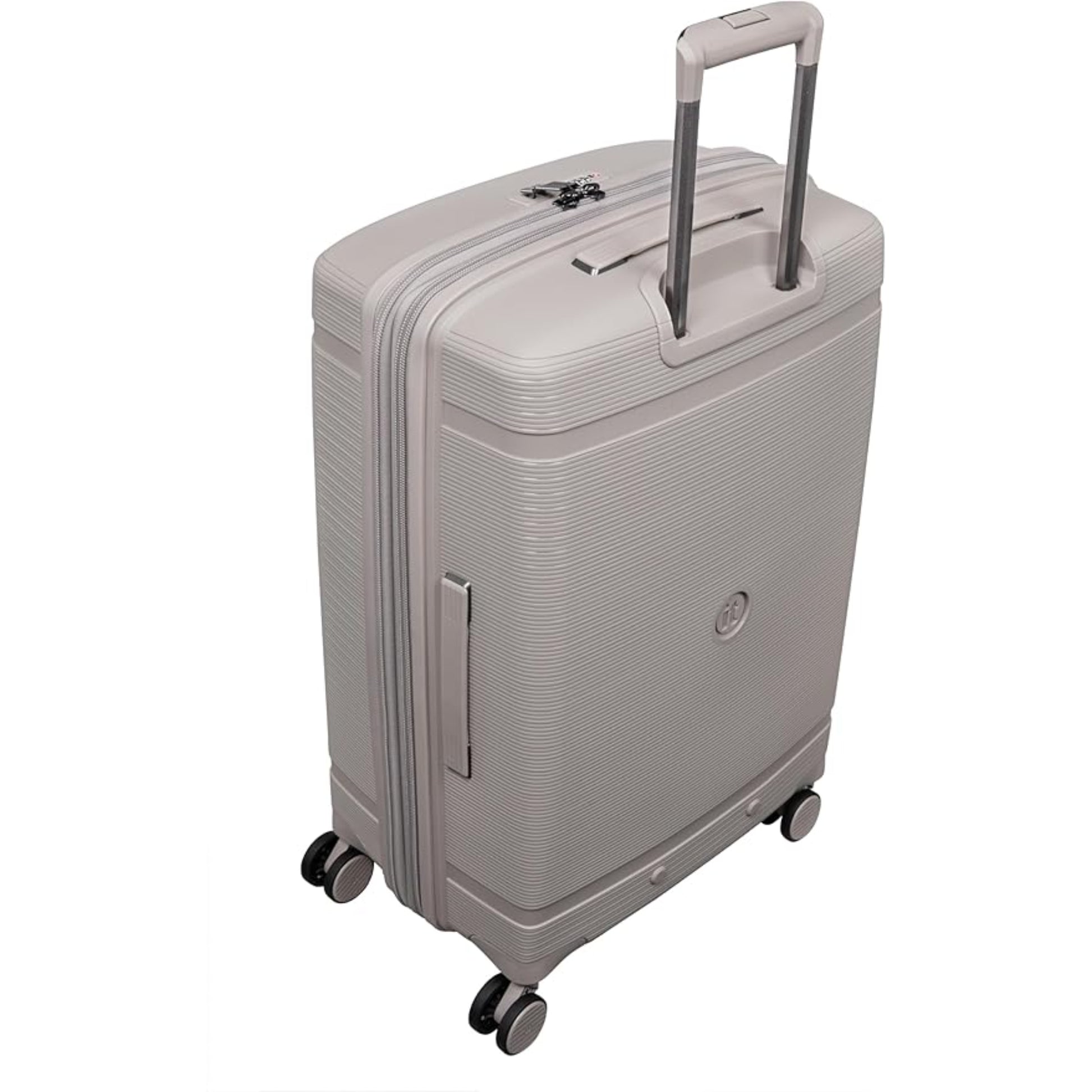 3-Piece Luggage Set, PP Material Hard Shell Suitcases, 8 Spinner Wheels, Telescopic Handle & Anti-Theft Zippers