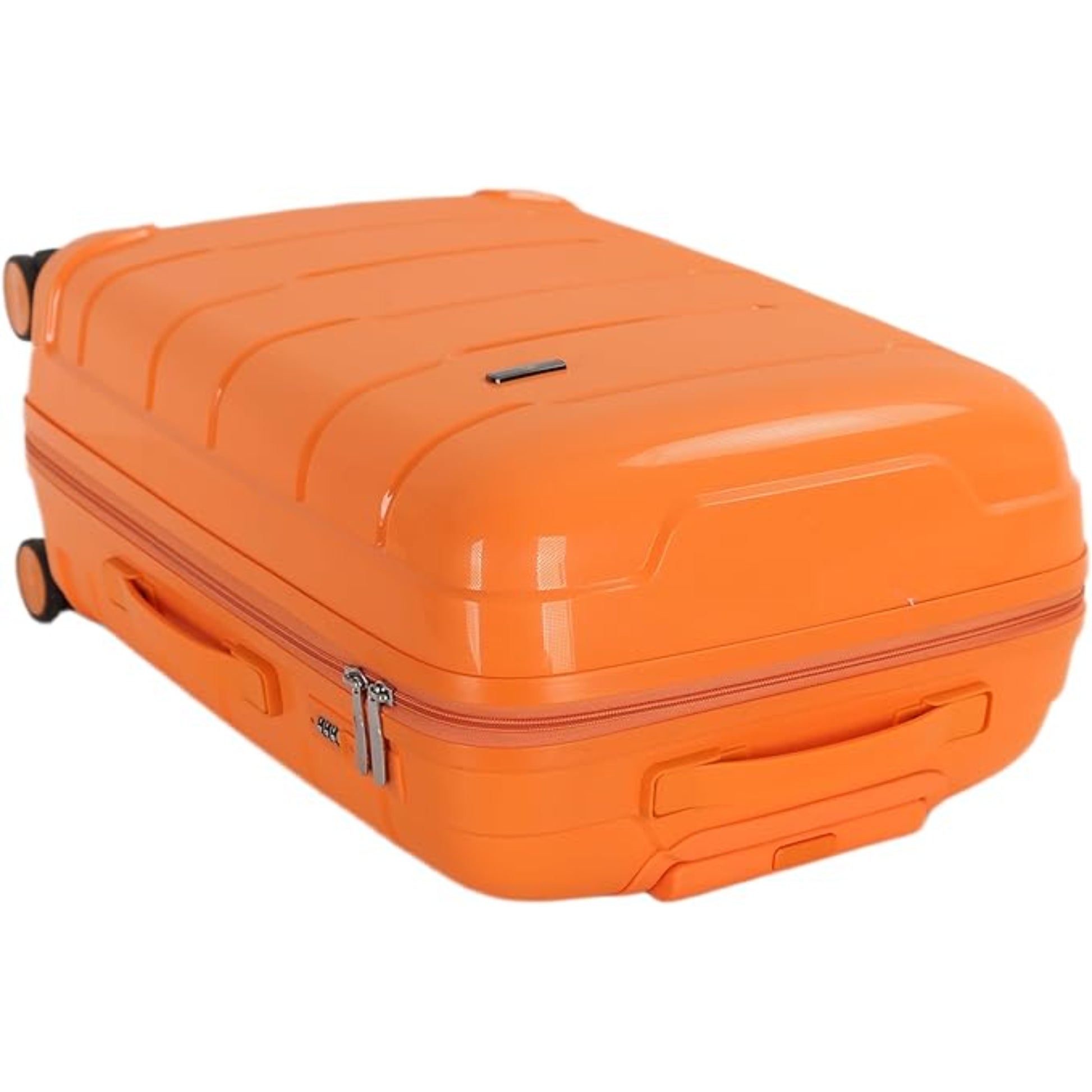4-Piece Luggage Set, PP Material Hard Shell Suitcases, 8 Spinner Wheels, Telescopic Handle & Anti-Theft Zippers