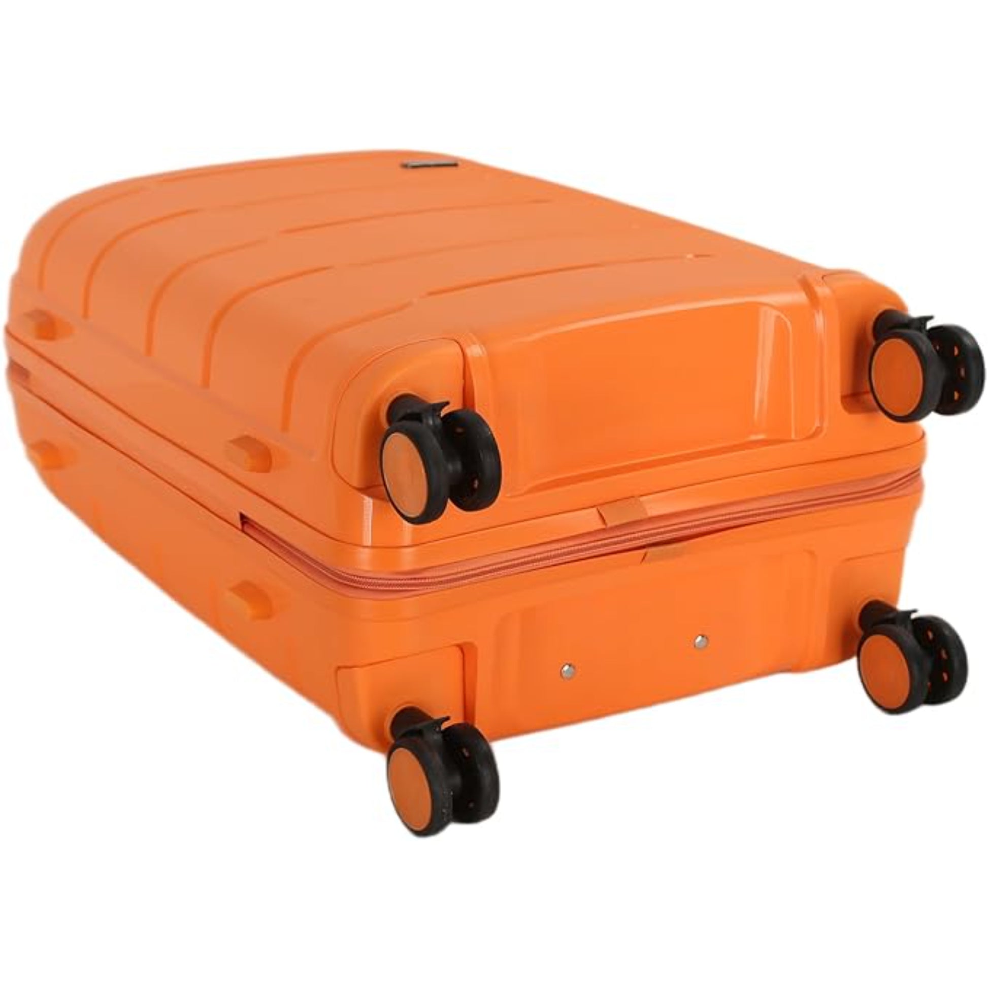 4-Piece Luggage Set, PP Material Hard Shell Suitcases, 8 Spinner Wheels, Telescopic Handle & Anti-Theft Zippers