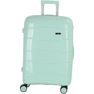 4-Piece Luggage Set, PP Material Hard Shell Suitcases, 8 Spinner Wheels, Telescopic Handle & Anti-Theft Zippers