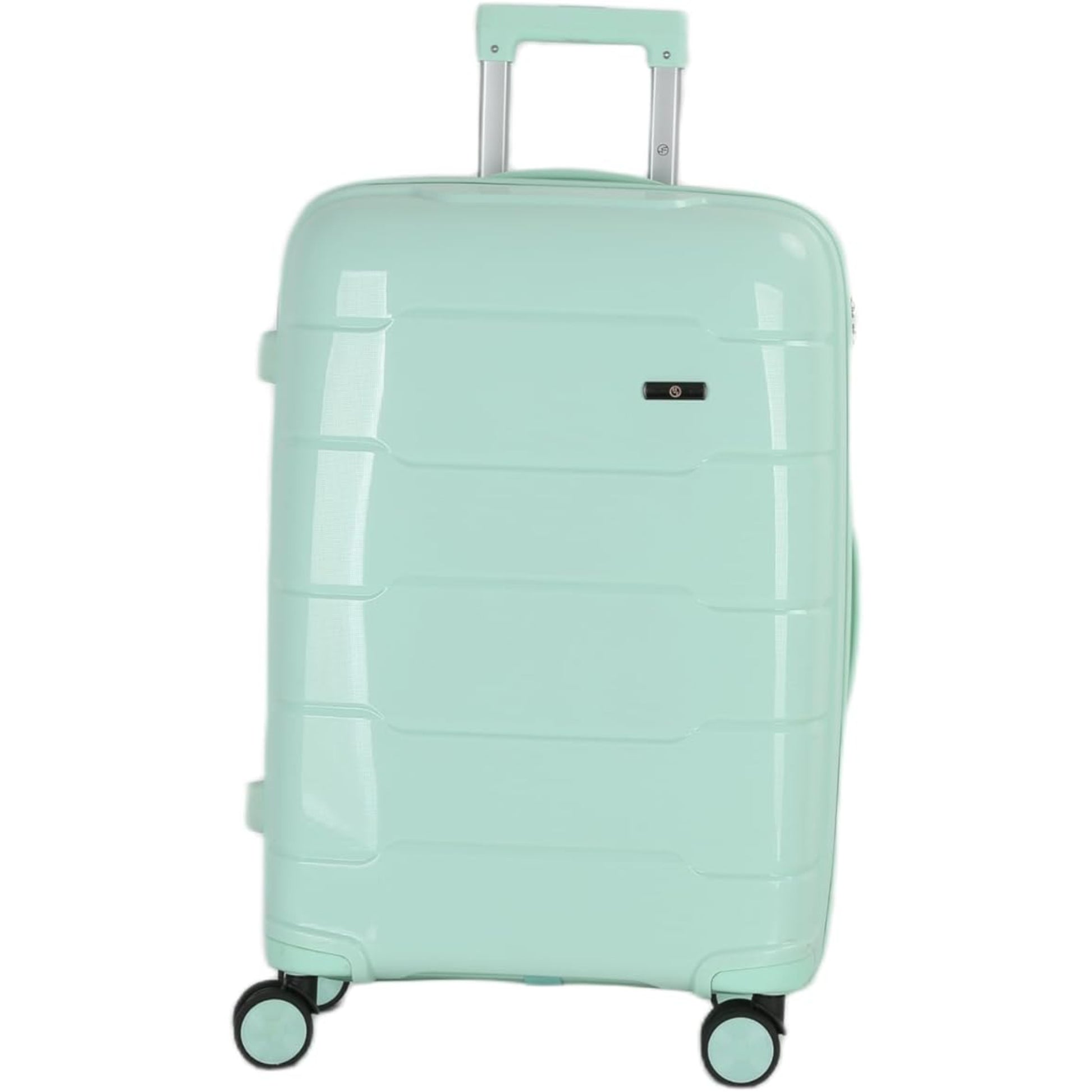4-Piece Luggage Set, PP Material Hard Shell Suitcases, 8 Spinner Wheels, Telescopic Handle & Anti-Theft Zippers