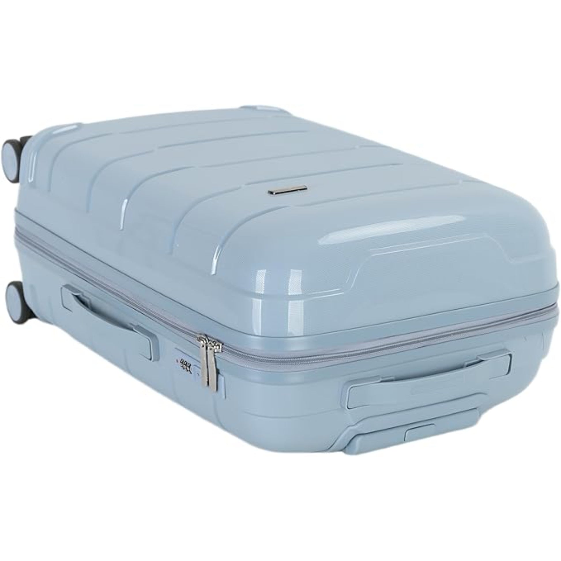 4-Piece Luggage Set, PP Material Hard Shell Suitcases, 8 Spinner Wheels, Telescopic Handle & Anti-Theft Zippers