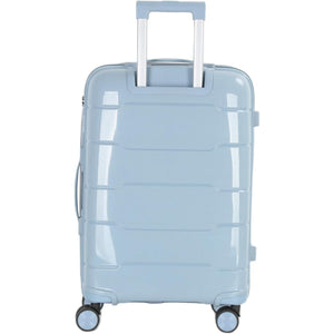4-Piece Luggage Set, PP Material Hard Shell Suitcases, 8 Spinner Wheels, Telescopic Handle & Anti-Theft Zippers