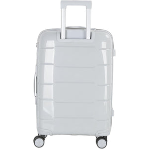 4-Piece Luggage Set, PP Material Hard Shell Suitcases, 8 Spinner Wheels, Telescopic Handle & Anti-Theft Zippers