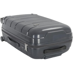 4-Piece Luggage Set, PP Material Hard Shell Suitcases, 8 Spinner Wheels, Telescopic Handle & Anti-Theft Zippers