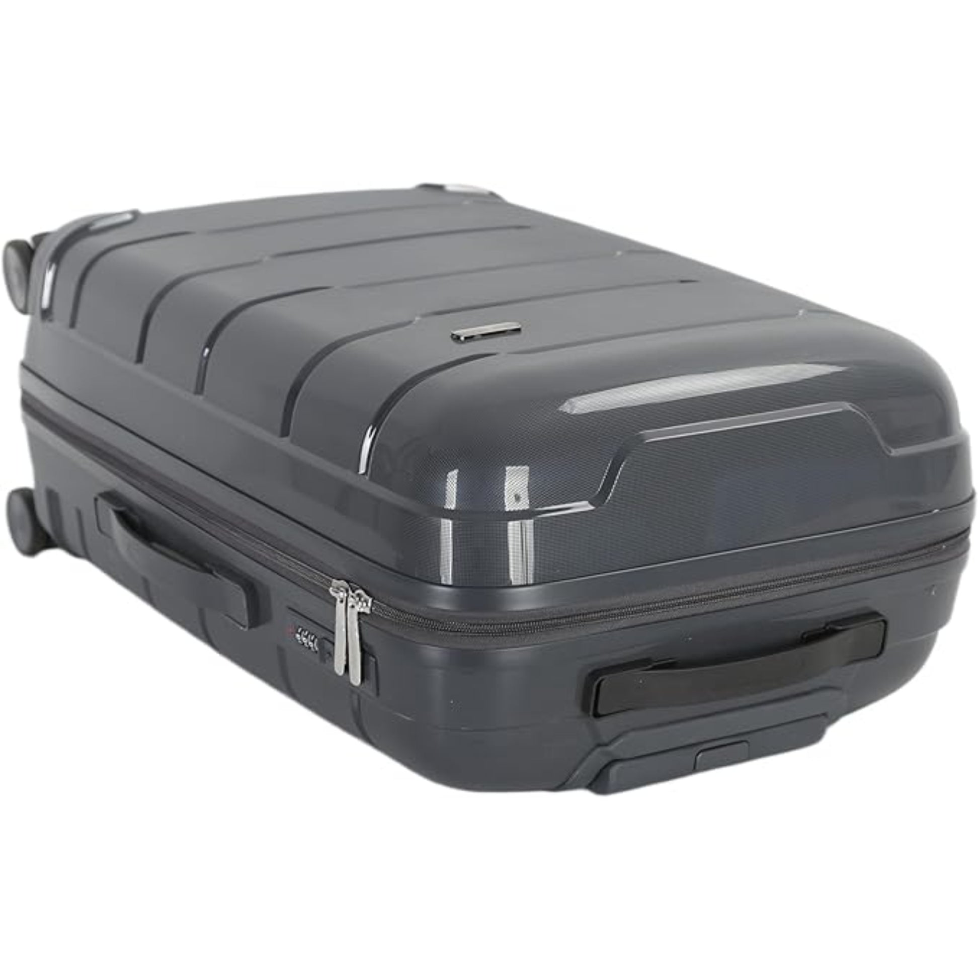 4-Piece Luggage Set, PP Material Hard Shell Suitcases, 8 Spinner Wheels, Telescopic Handle & Anti-Theft Zippers