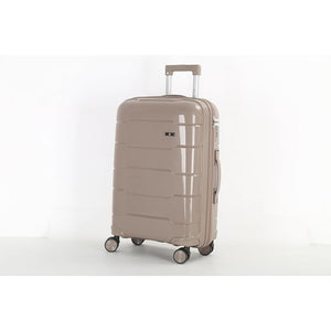 4-Piece Luggage Set, PP Material Hard Shell Suitcases, 8 Spinner Wheels, Telescopic Handle & Anti-Theft Zippers