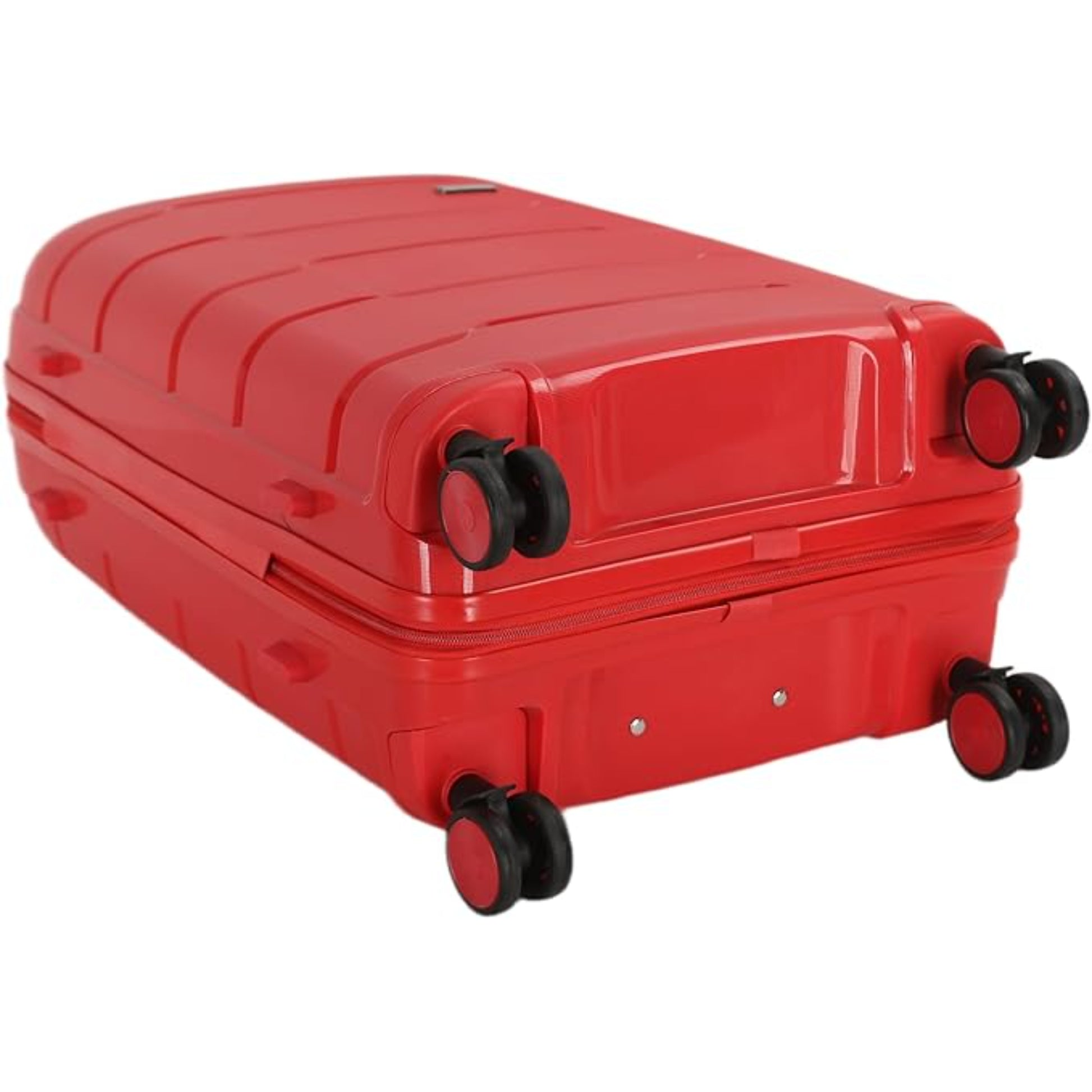 4-Piece Luggage Set, PP Material Hard Shell Suitcases, 8 Spinner Wheels, Telescopic Handle & Anti-Theft Zippers