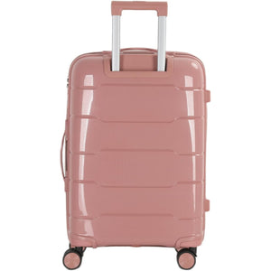 4-Piece Luggage Set, PP Material Hard Shell Suitcases, 8 Spinner Wheels, Telescopic Handle & Anti-Theft Zippers