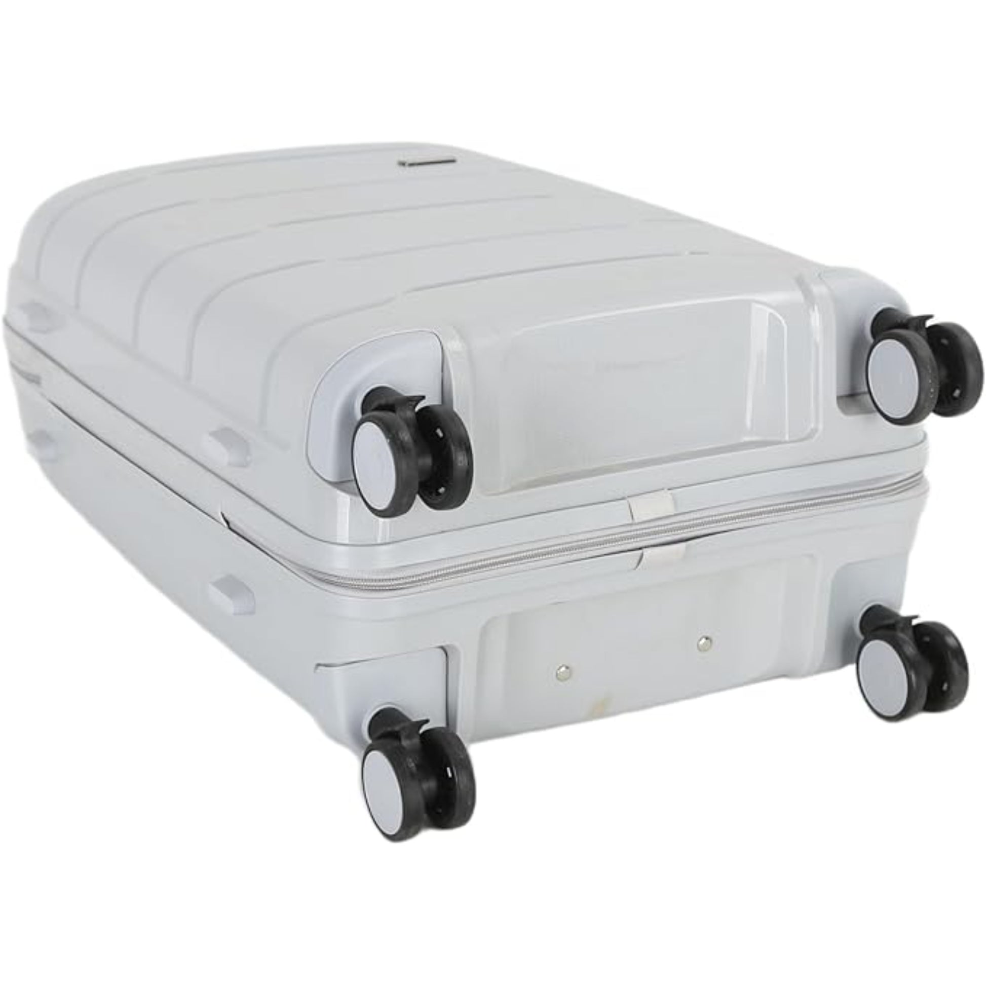 4-Piece Luggage Set, PP Material Hard Shell Suitcases, 8 Spinner Wheels, Telescopic Handle & Anti-Theft Zippers