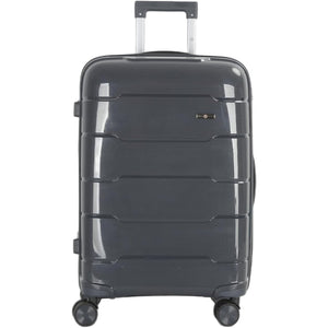 4-Piece Luggage Set, PP Material Hard Shell Suitcases, 8 Spinner Wheels, Telescopic Handle & Anti-Theft Zippers