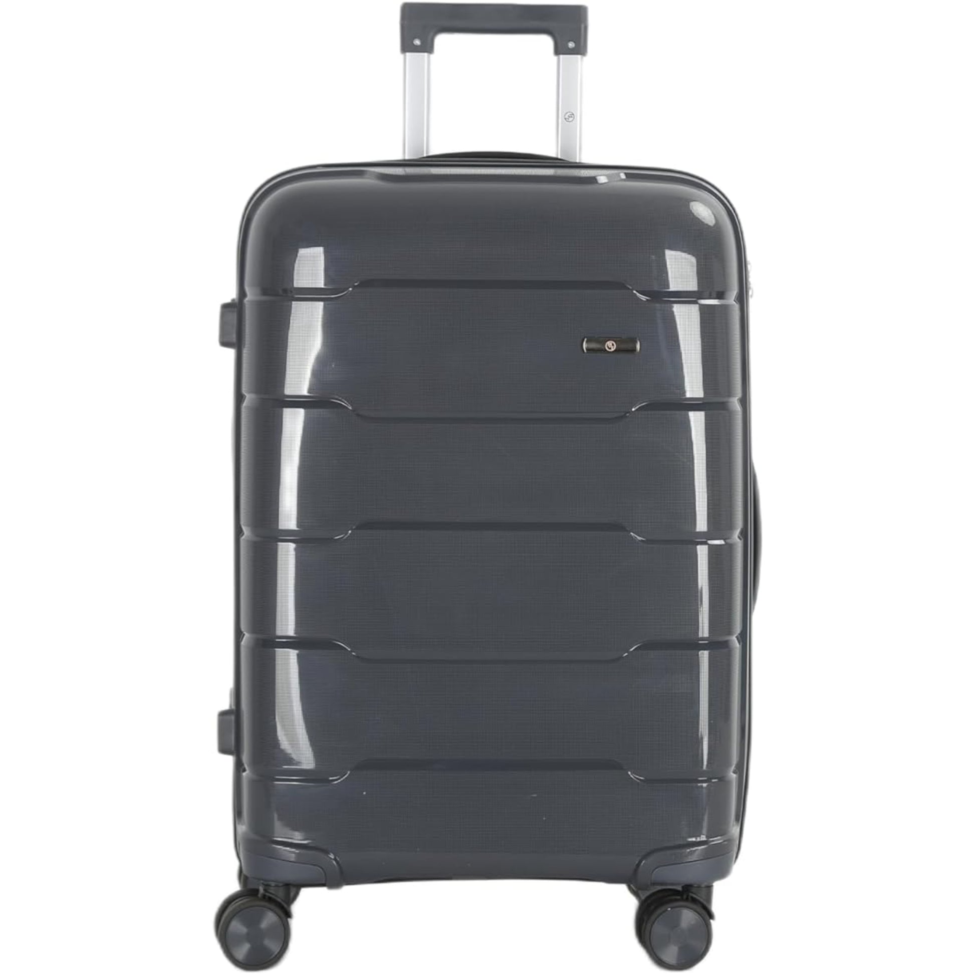 4-Piece Luggage Set, PP Material Hard Shell Suitcases, 8 Spinner Wheels, Telescopic Handle & Anti-Theft Zippers