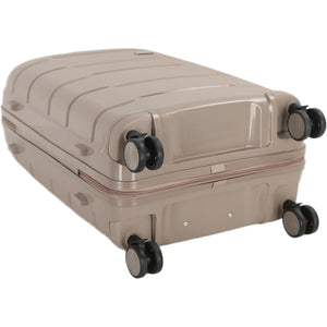 4-Piece Luggage Set, PP Material Hard Shell Suitcases, 8 Spinner Wheels, Telescopic Handle & Anti-Theft Zippers