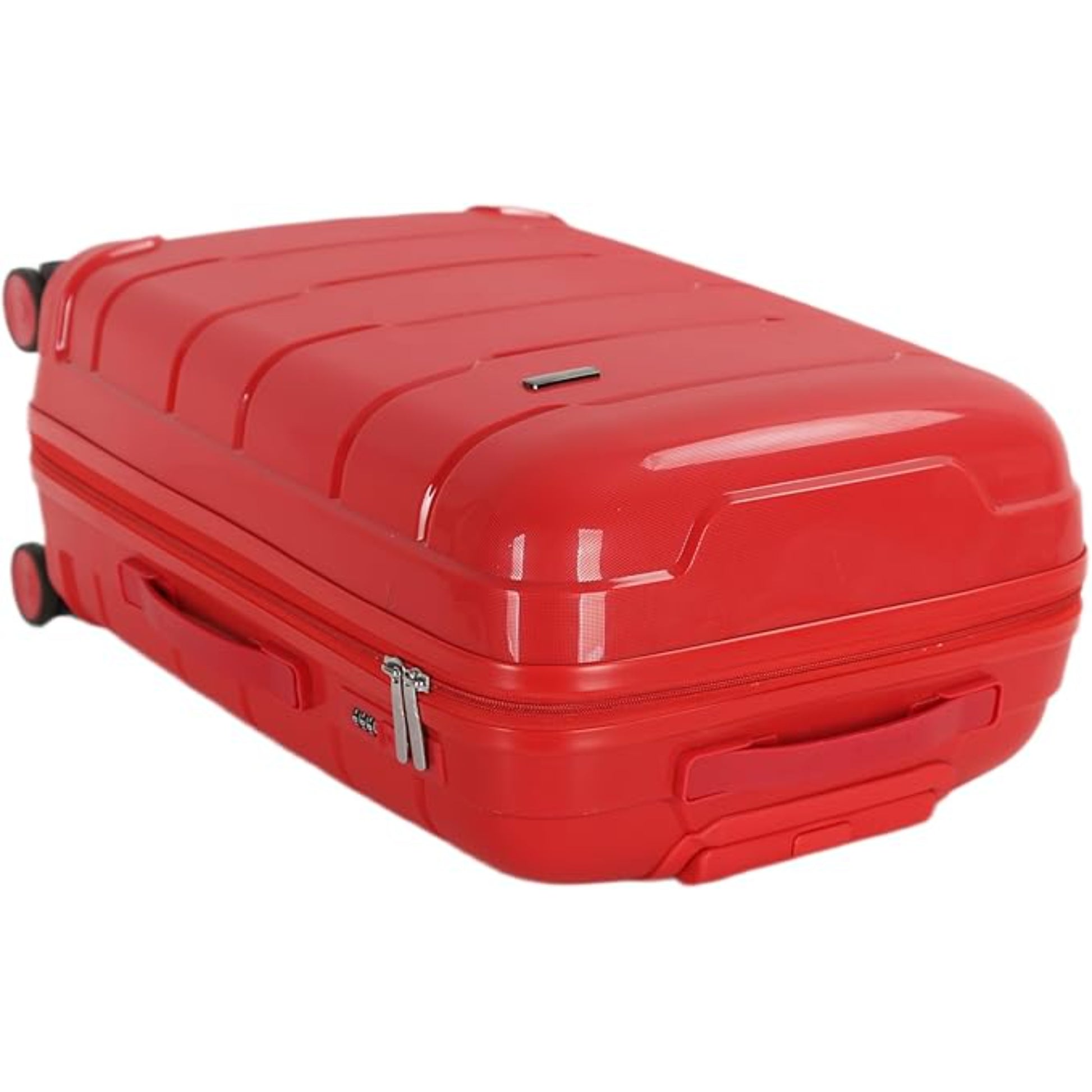 4-Piece Luggage Set, PP Material Hard Shell Suitcases, 8 Spinner Wheels, Telescopic Handle & Anti-Theft Zippers