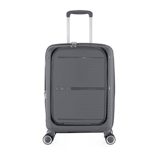 3-Piece Luggage Set, PP Material Hard Shell Suitcases, 8 Spinner Wheels, Telescopic Handle & Anti-Theft Zippers