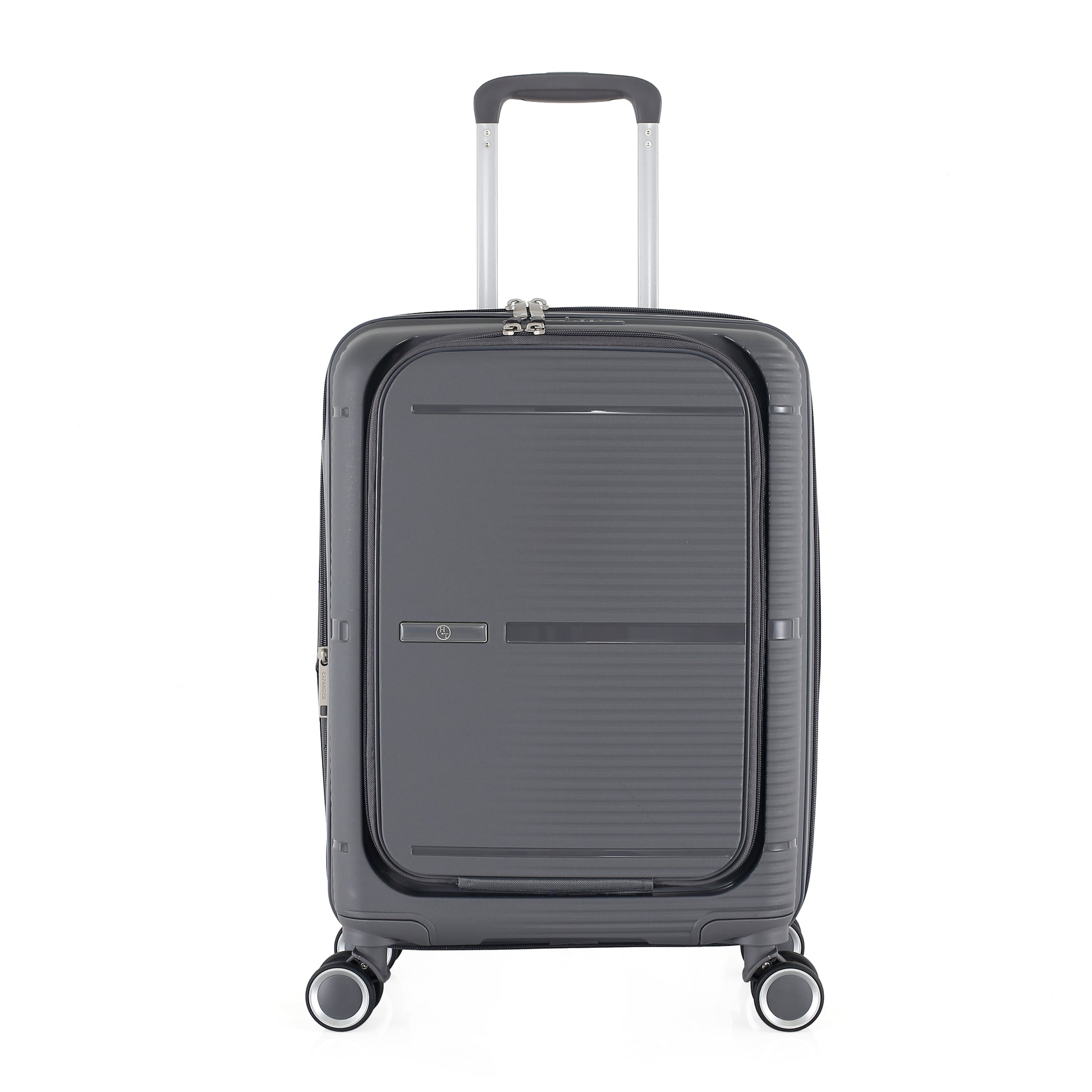 3-Piece Luggage Set, PP Material Hard Shell Suitcases, 8 Spinner Wheels, Telescopic Handle & Anti-Theft Zippers