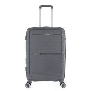 3-Piece Luggage Set, PP Material Hard Shell Suitcases, 8 Spinner Wheels, Telescopic Handle & Anti-Theft Zippers