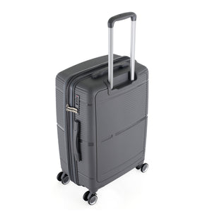 3-Piece Luggage Set, PP Material Hard Shell Suitcases, 8 Spinner Wheels, Telescopic Handle & Anti-Theft Zippers