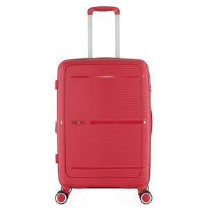 3-Piece Luggage Set, PP Material Hard Shell Suitcases, 8 Spinner Wheels, Telescopic Handle & Anti-Theft Zippers